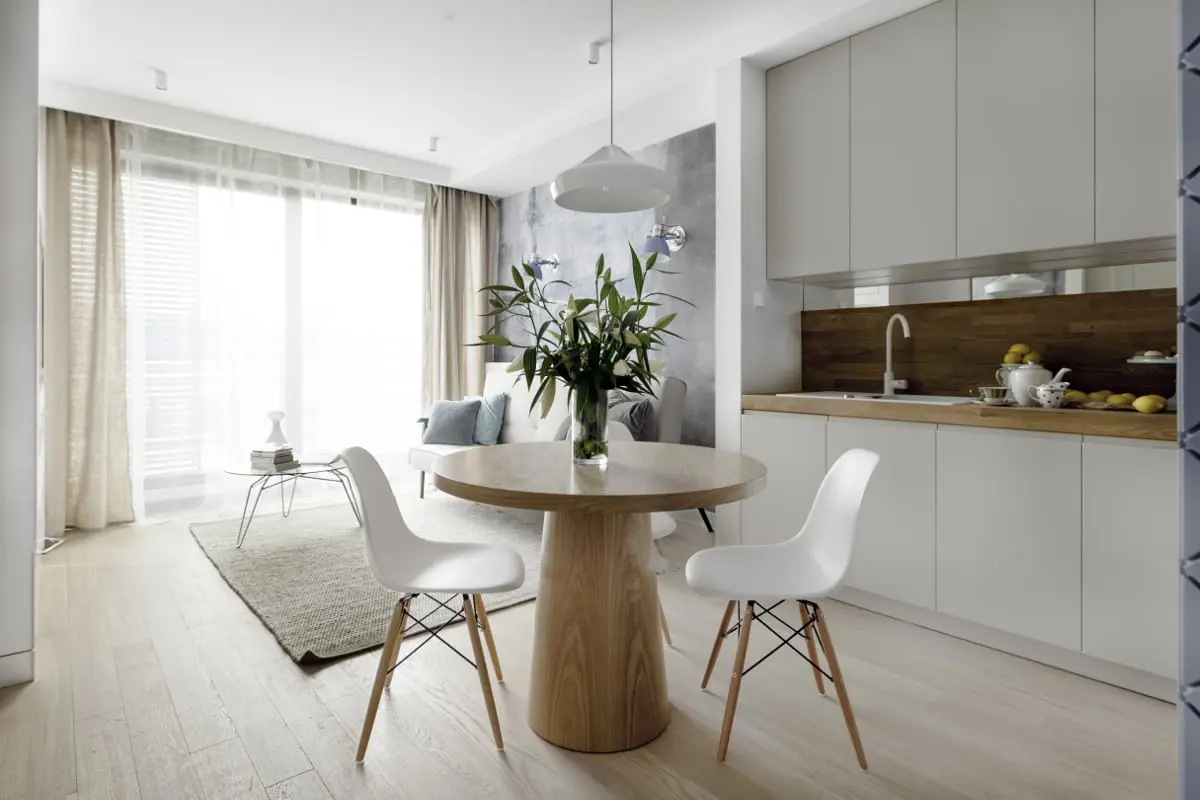 Niewielkie mieszkanie w skandynawskim stylu | proj. JT Grupa
