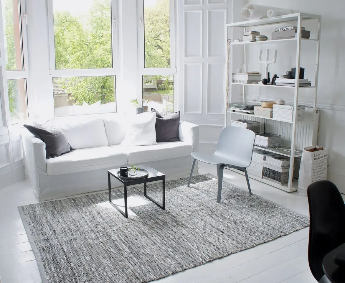 Rugsolid kolekcja Leather Light Grey dostępny w Internity Home