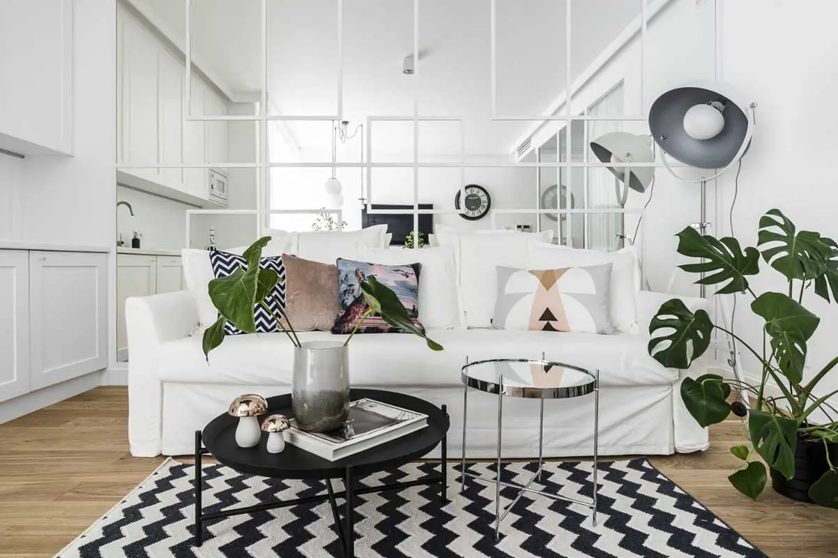 Motyw tropikalny we wnętrzu | proj. Mana Design