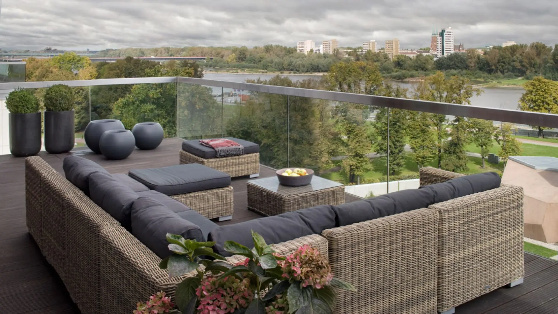 Z widokiem na Wisłę | Proj. Anna Koszela Architekt Wnętrz