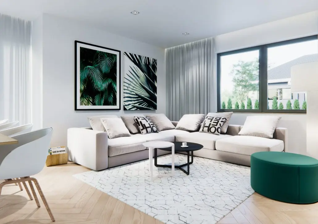 Projekt wnętrza domu w Nadarzynie pracownia Naboo