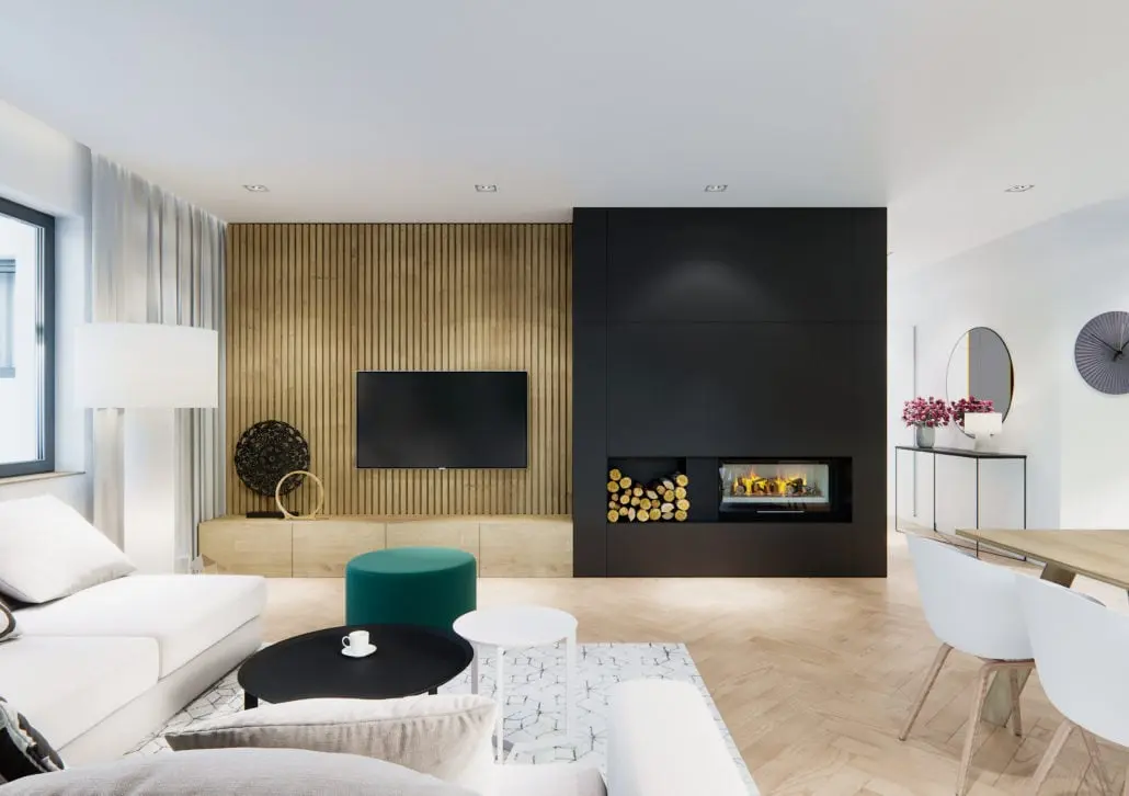 Projekt wnętrza domu w Nadarzynie pracownia Naboo