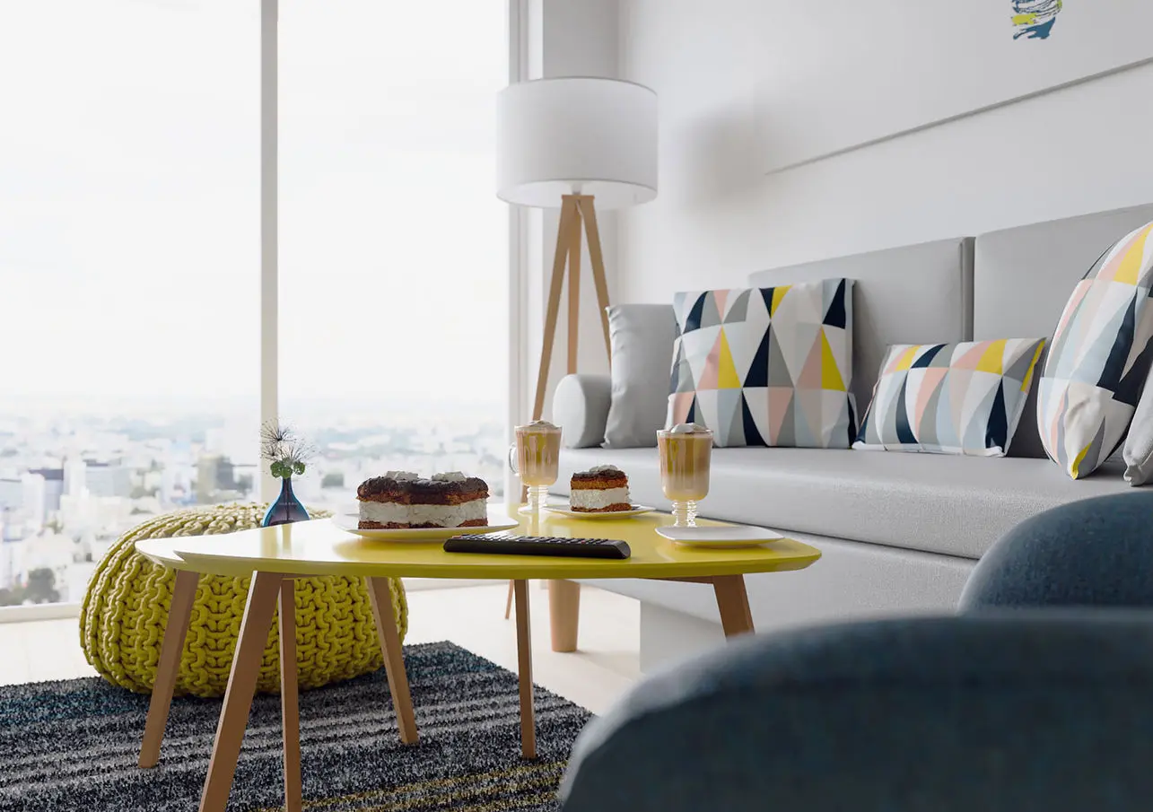 Wiosenne wnętrze | proj. Slice Cube