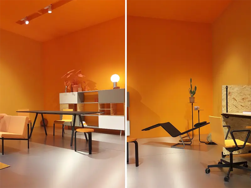 Pomarańcz w ofensywie (stoisko Vitra)