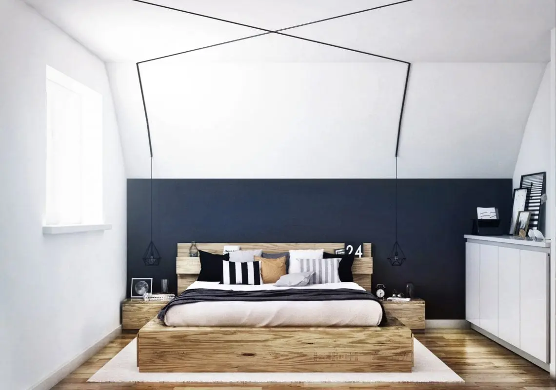 Pomysł na sypialnię | proj. BOLD Design