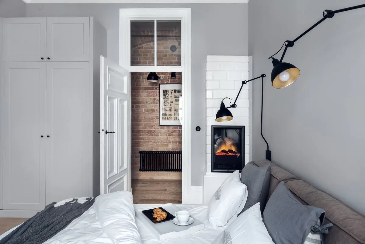 Klimatyczna sypialnia | proj. luumo.