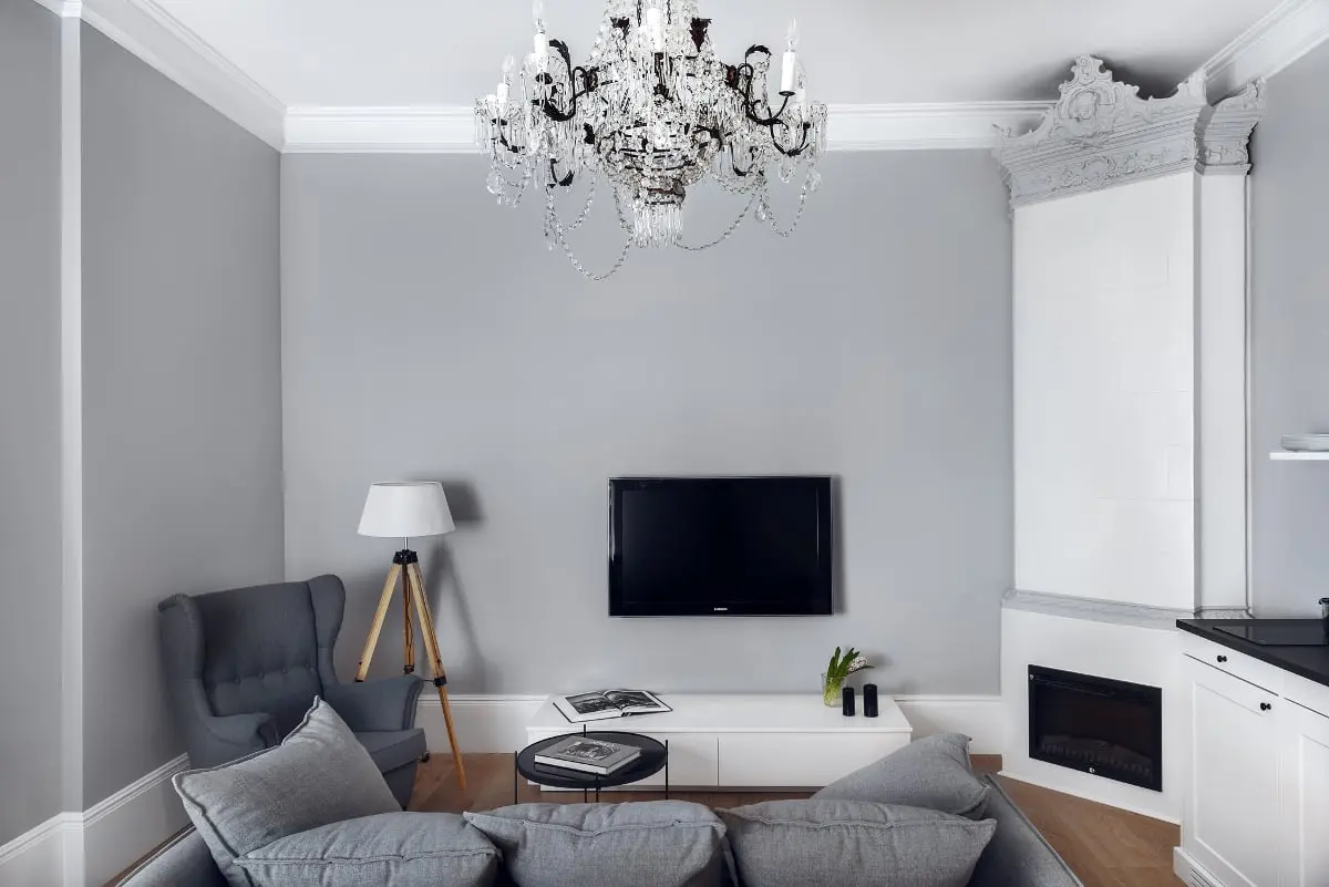 Magiczny szary salon | proj. luumo.