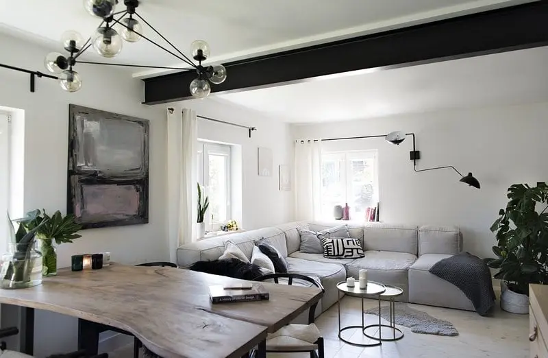 Salon z jadalnią | proj. Studio LOKO