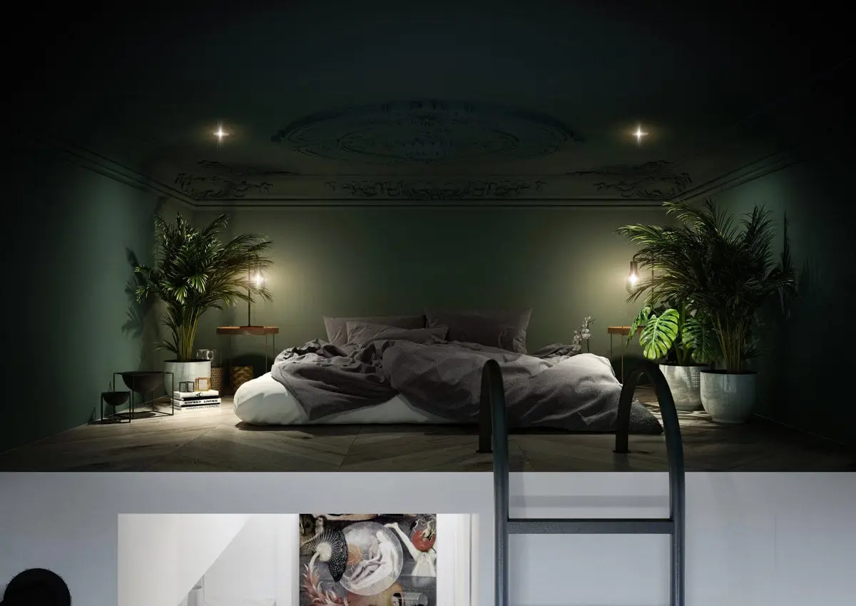 Sypialnia na antresoli | proj. Home And Wood