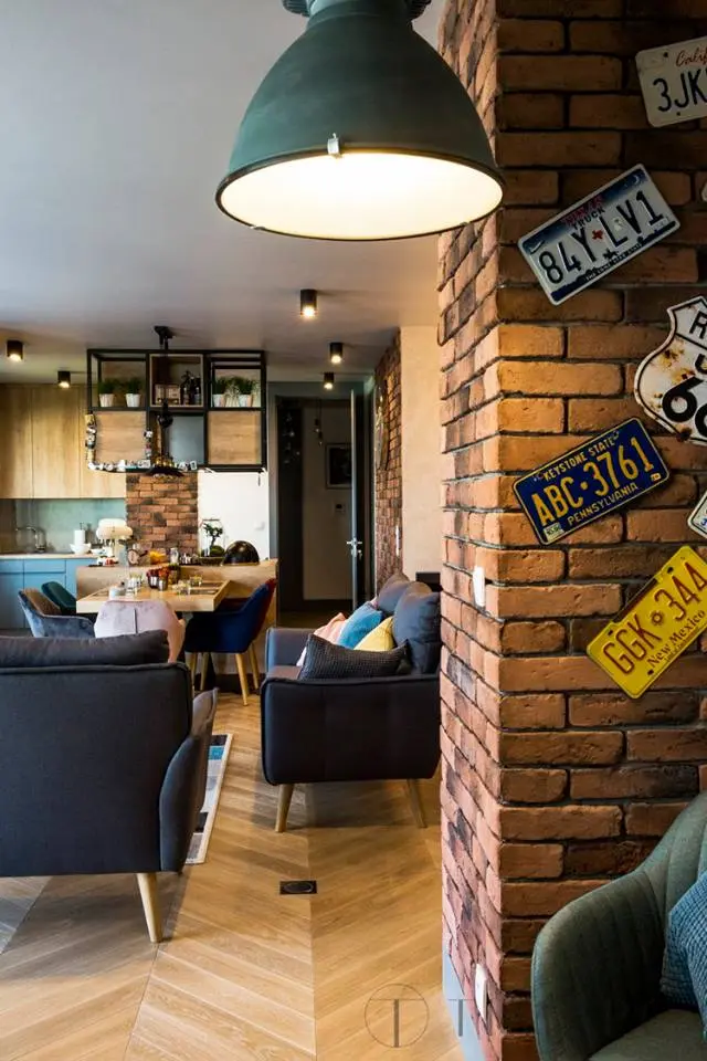 TIM Arc by TiM Grey mieszkanie w stylu loft na warszawskim Ursynowie