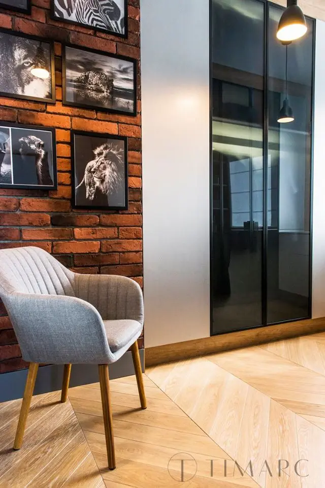 TIM Arc by TiM Grey mieszkanie w stylu loft na warszawskim Ursynowie