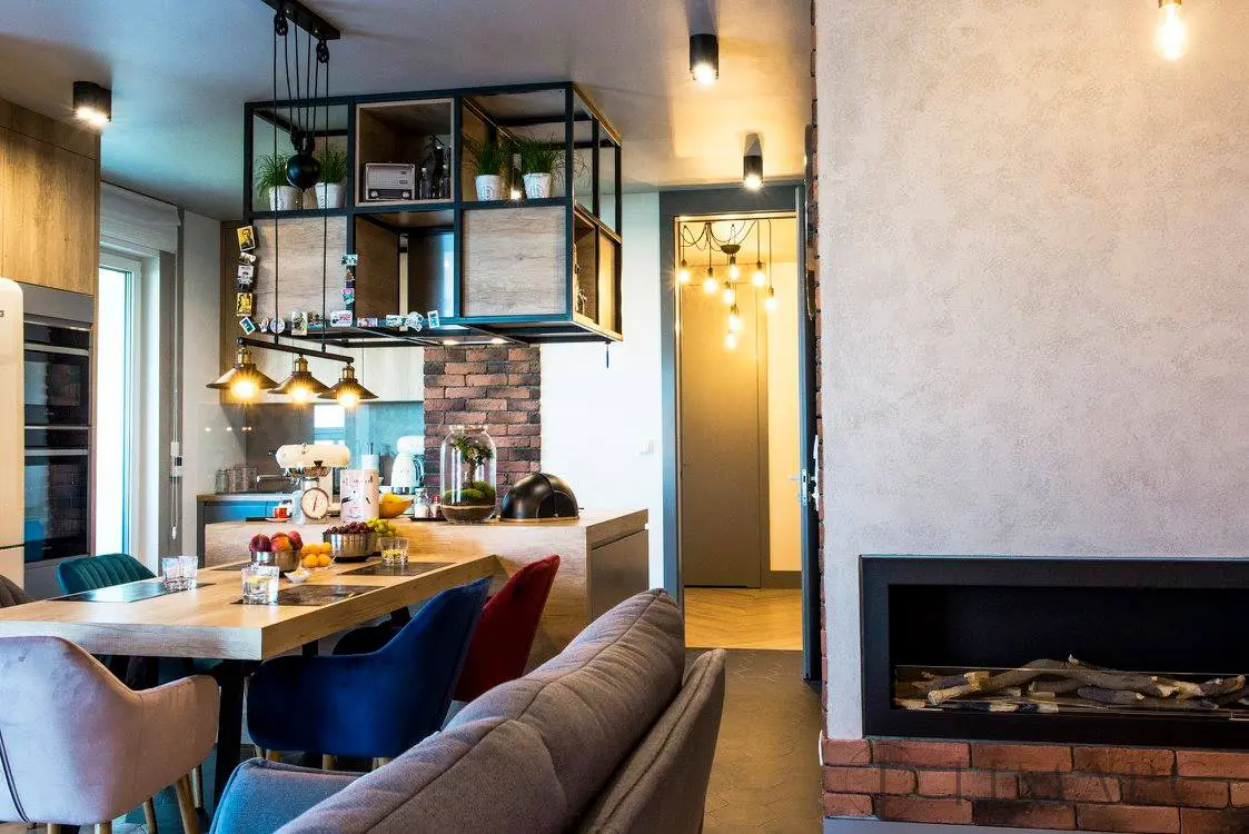 TIM Arc by TiM Grey mieszkanie w stylu loft na warszawskim Ursynowie