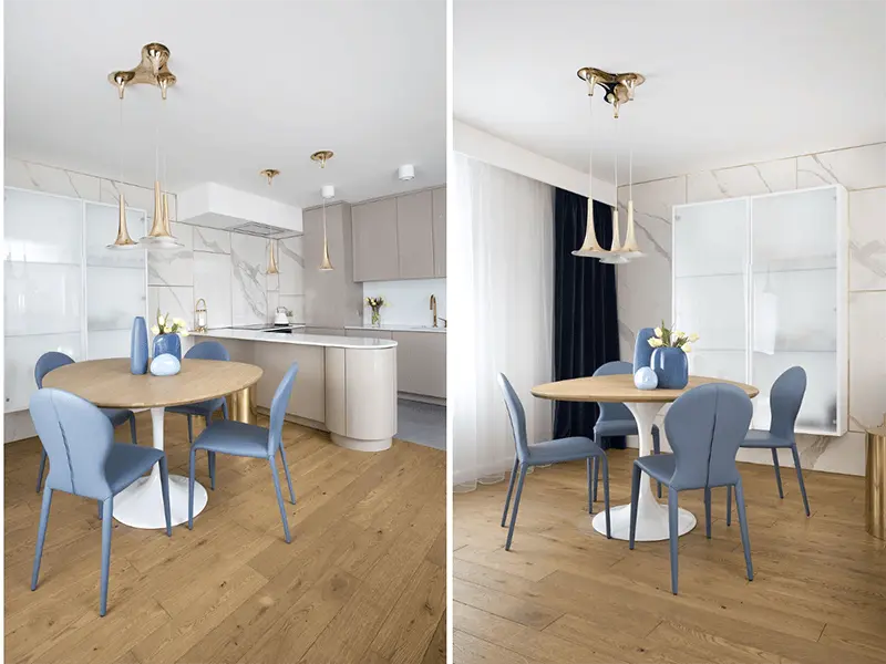 Oaza kobiecości | proj. Kaza Interior Design