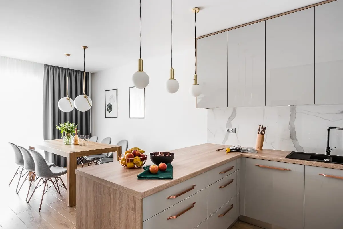 Kuchnia z jadalnią | proj. Studio Projekt, zdjęcie: Fotomohito