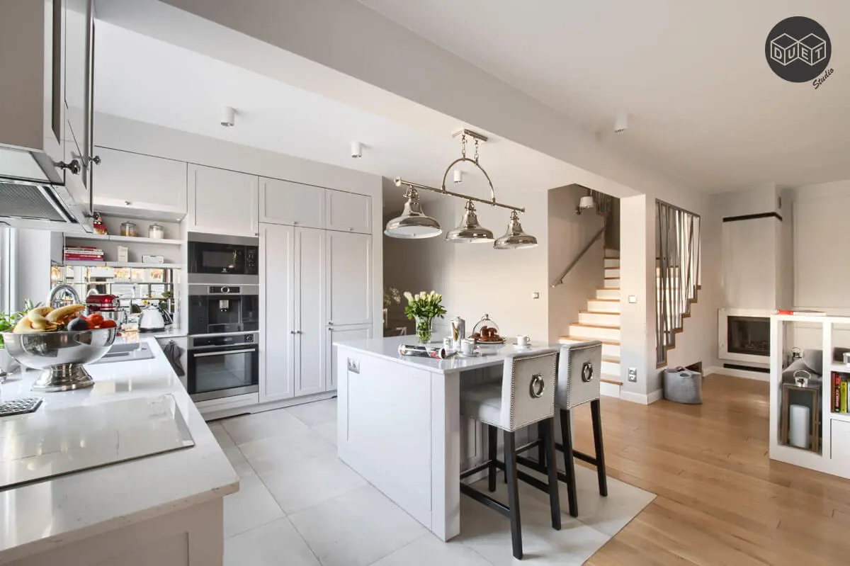 Kuchnia w stylu nowojorskim | proj. Duet Studio