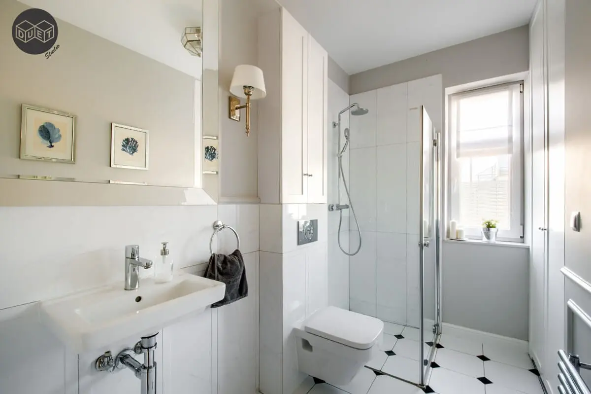 Łazienka w nowojorskim stylu | proj. Duet Studio