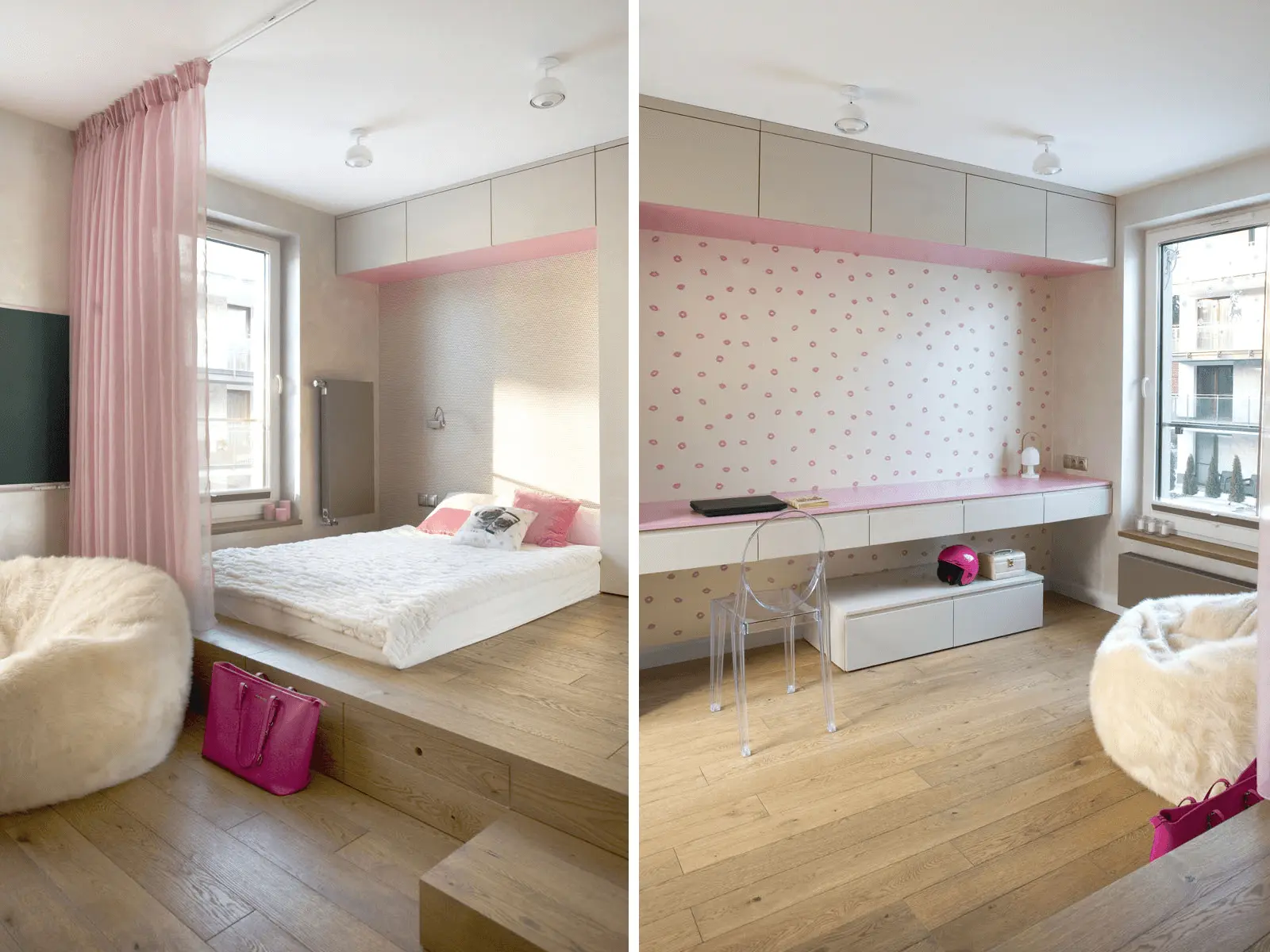 Oaza kobiecości | proj. Kaza Interior Design