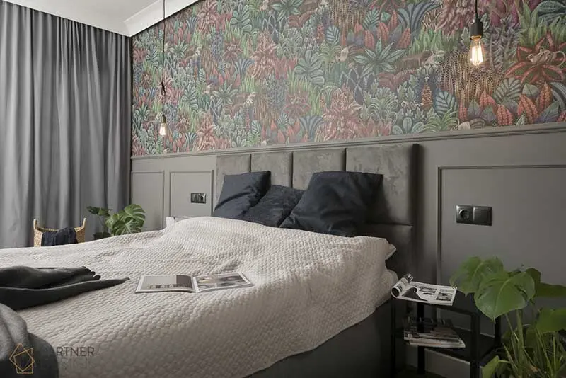 Tapeta z kolekcji Ardmore Singita od Cole &amp; Son jest dostępna w naszych showroomach (proj. Partner Design)