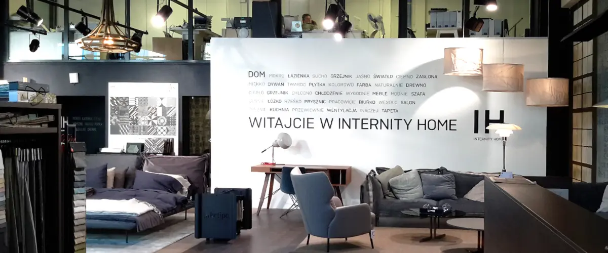 Showroom Internity Home w Warszawie przy ulicy Duchnickiej 3 (Żoliborz)