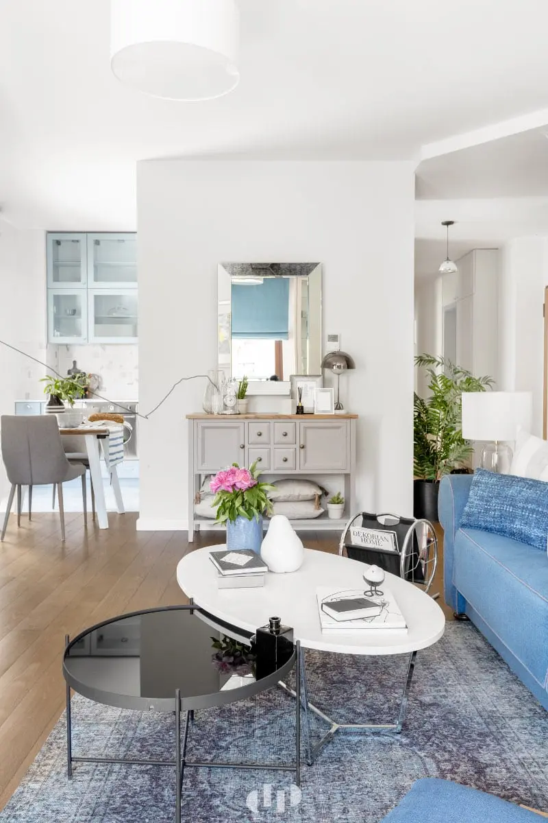 Aranżacja małego salonu | proj. Dziurdzia Projekt