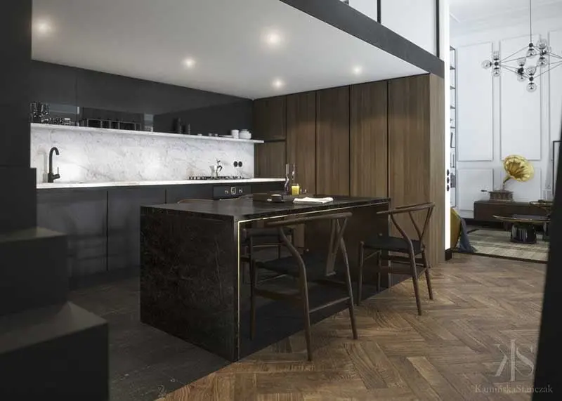 Stylowa kuchnia | proj. KamińskaStańczak