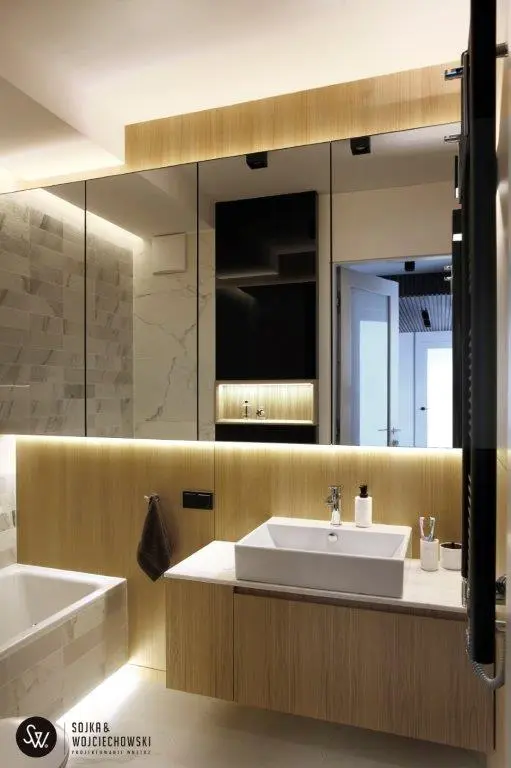 Projekt mieszkania na Marysinie Sojka&Wojciechowski