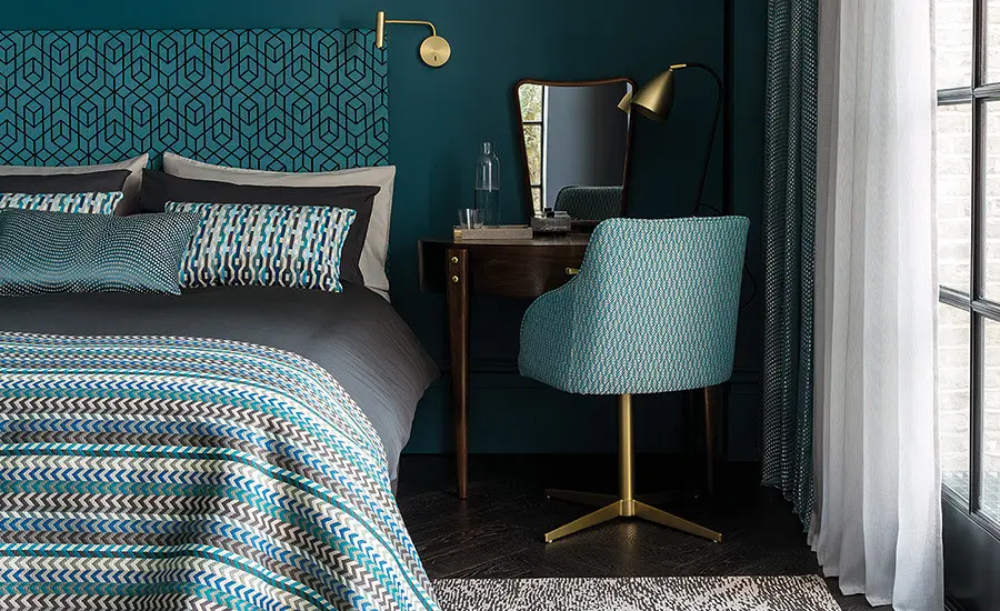 Tkaniny Romo są dostępne w naszym showroomie Internity Home w Warszawie