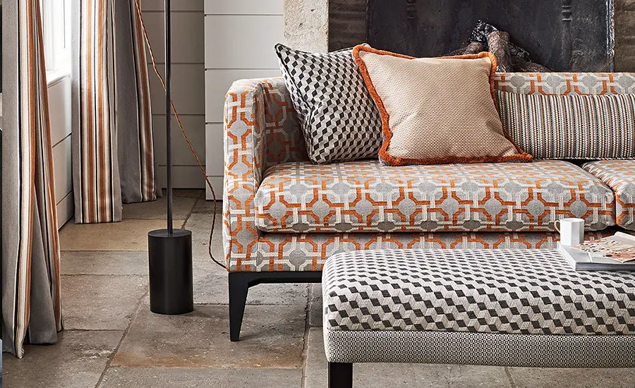 Tkaniny Romo są dostępne w naszym showroomie Internity Home w Warszawie