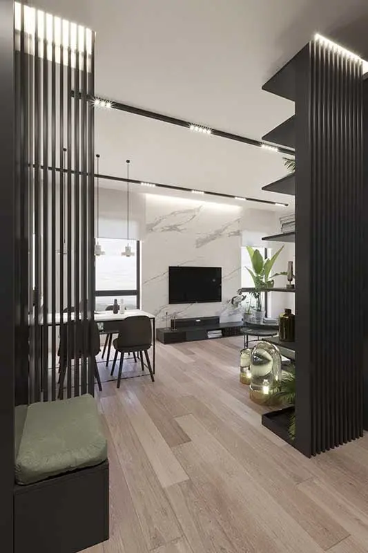 Apartament w garniturze