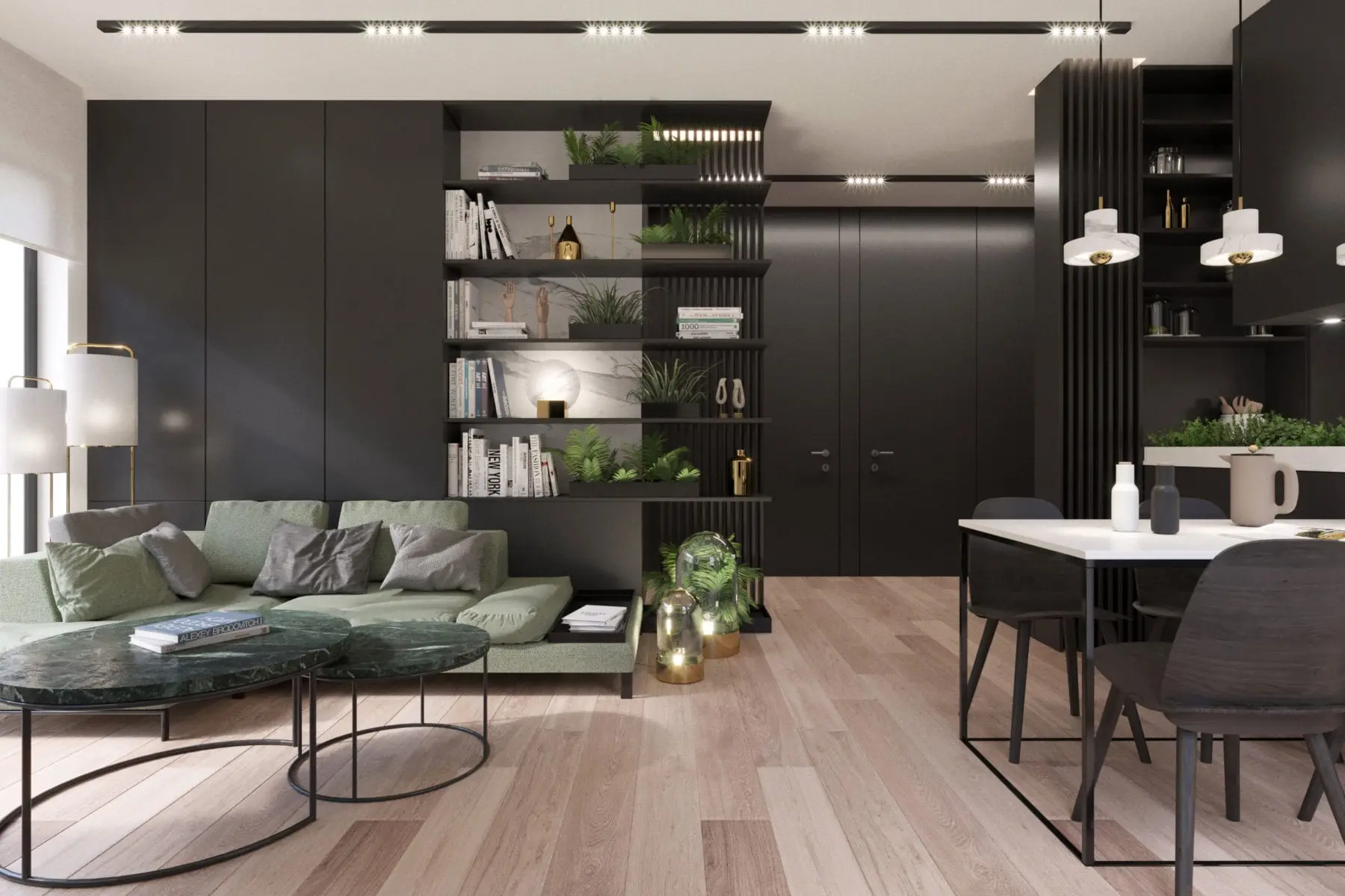 Apartament w garniturze