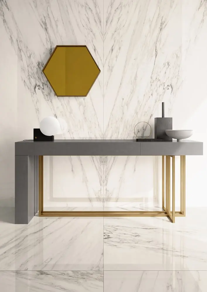 Wielkoformatowe płytki z kolekcji Slimtech Delight marki Lea Ceramiche