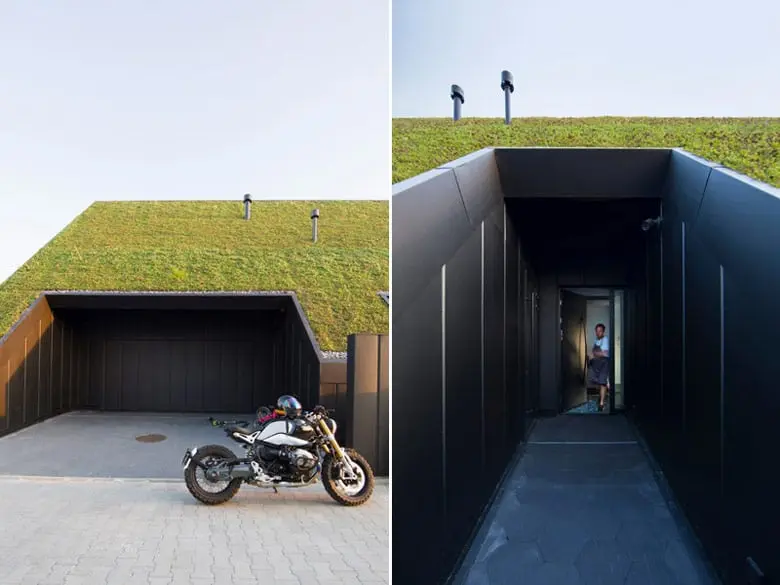 Dom za dachem projekt pracowni SUPERHELIX