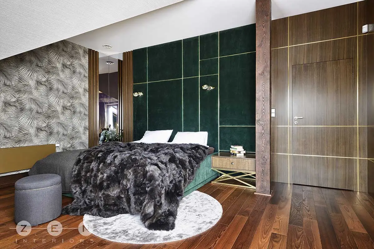 Przytulna sypialnia | proj. ZEN Interiors