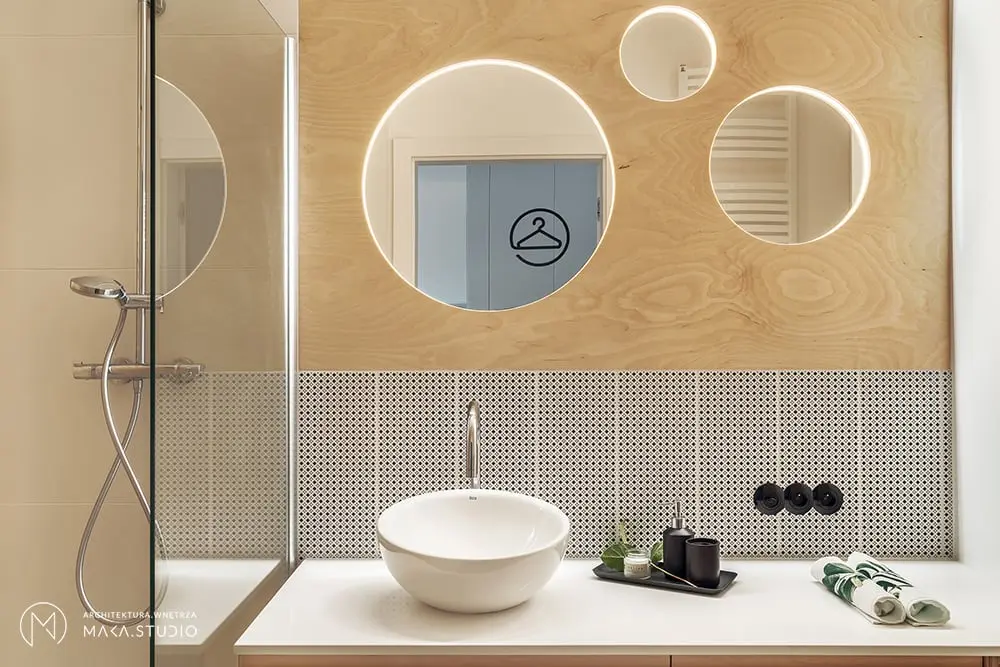 Łazienka | proj. maka.studio, zdj.: Tom Kurek