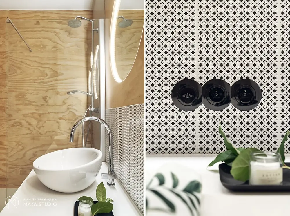 Łazienka | proj. maka.studio, zdj.: Tom Kurek