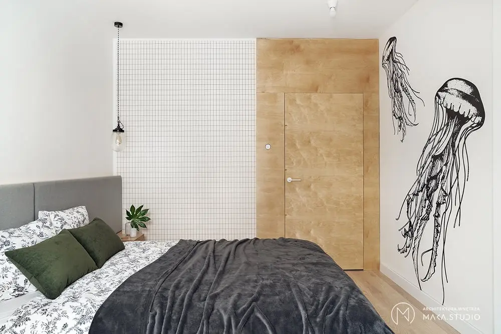 Sypialnia | proj. maka.studio, zdj.: Tom Kurek