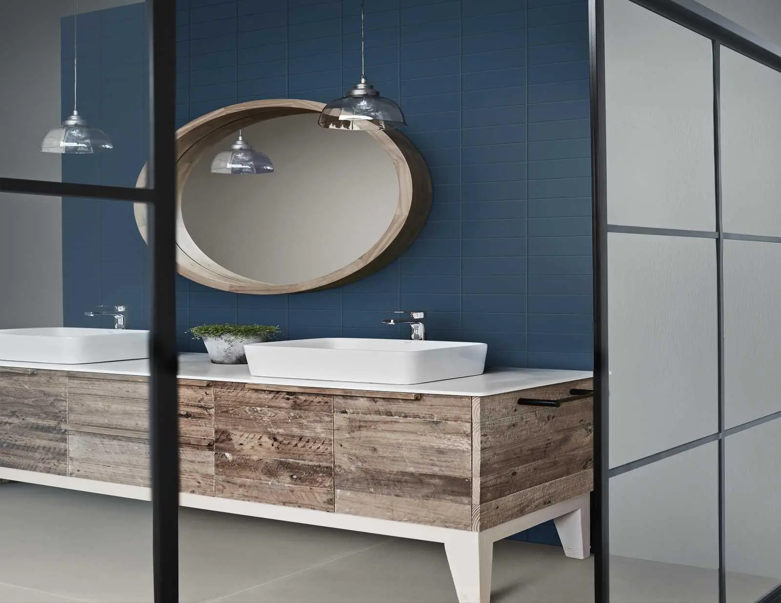 Granatowe płytki Marazzi Hello