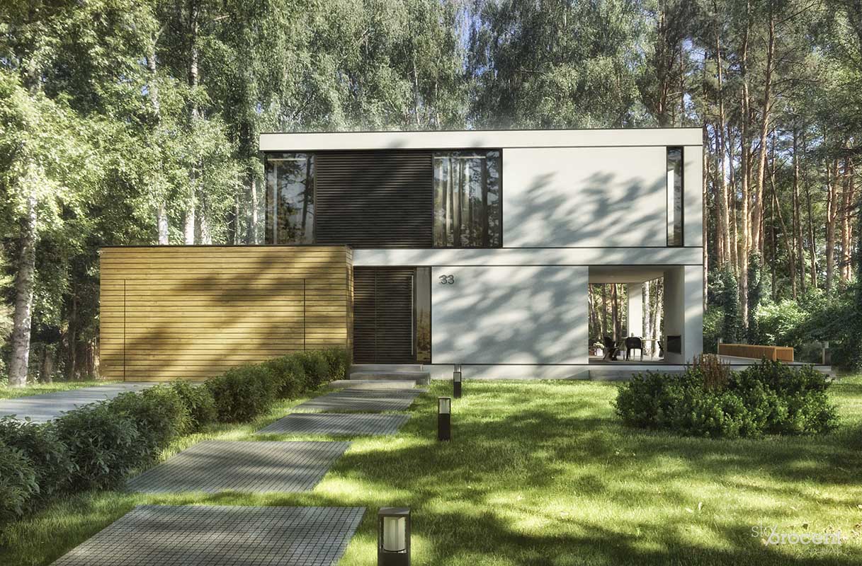 Stoprocent Architekci | Przebudowa Domu z lat 60-tych