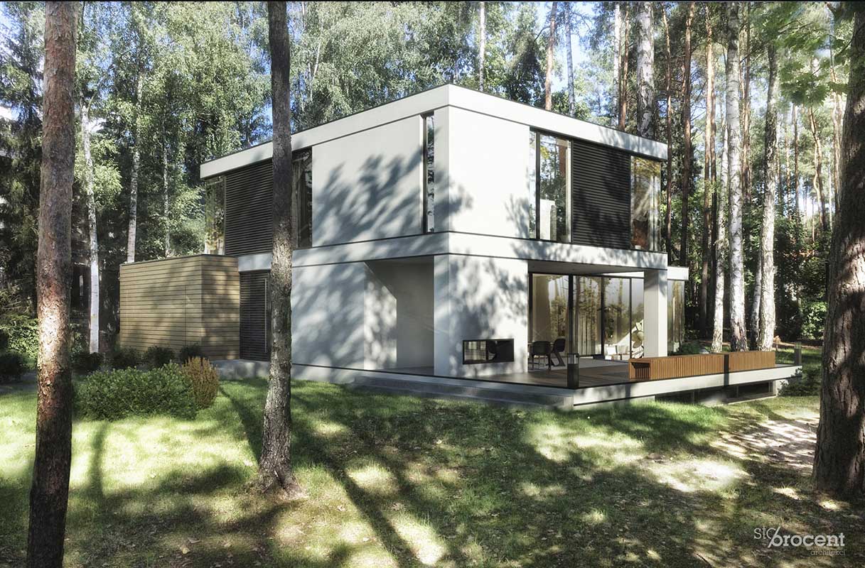 Stoprocent Architekci | Przebudowa Domu z lat 60-tych