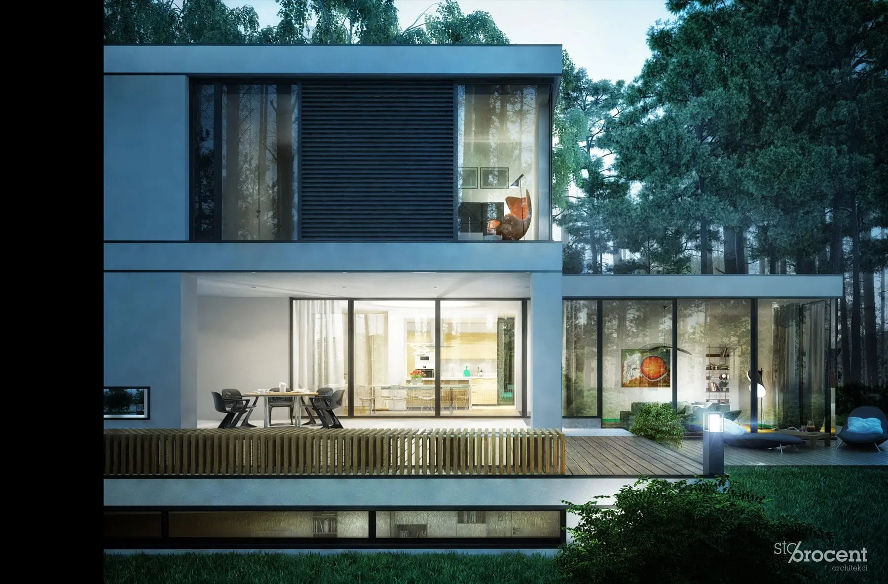 Stoprocent Architekci | Przebudowa Domu z lat 60-tych