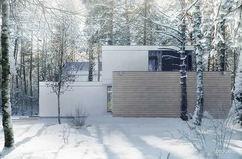 Stoprocent Architekci | Przebudowa Domu z lat 60-tych