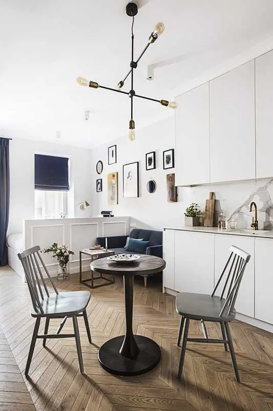 Salon z kuchnią | proj. OIKOI