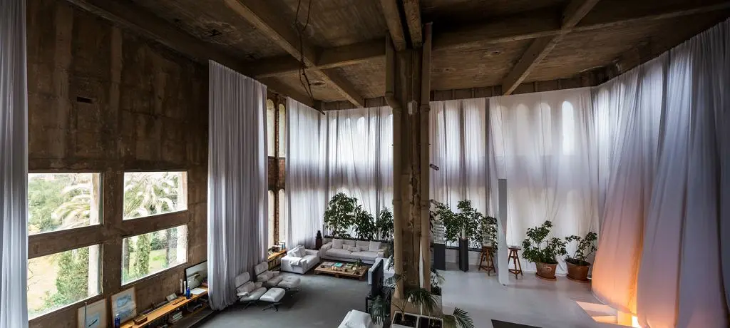 Cementownia przerobiona na luksusowe mieszkanie