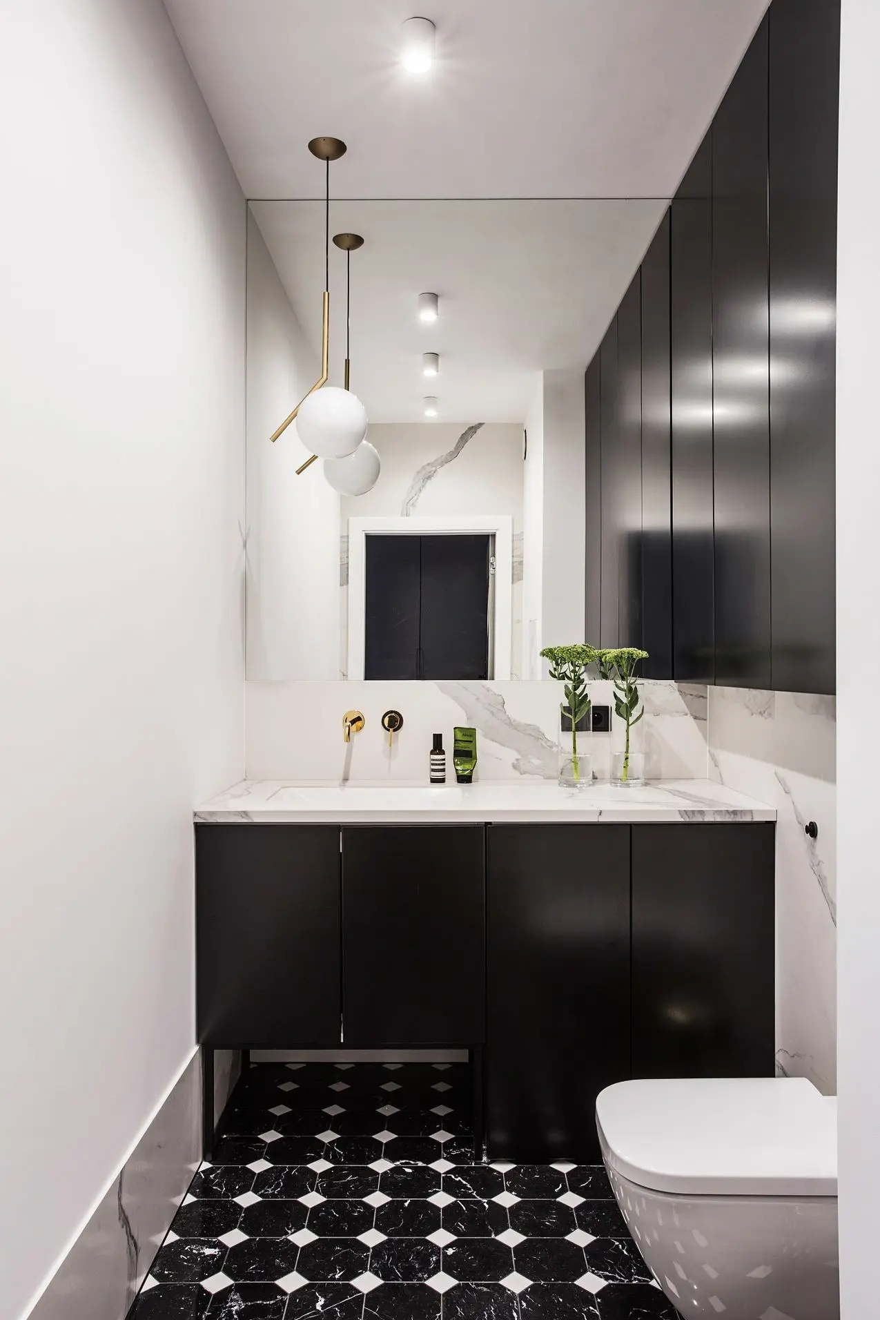 Projekt dwupoziomowego mieszkania Lulkowska Studio 