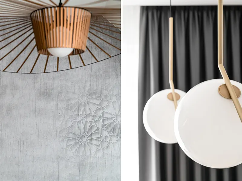 Designerskie lampy w projekcie Studio Projekt