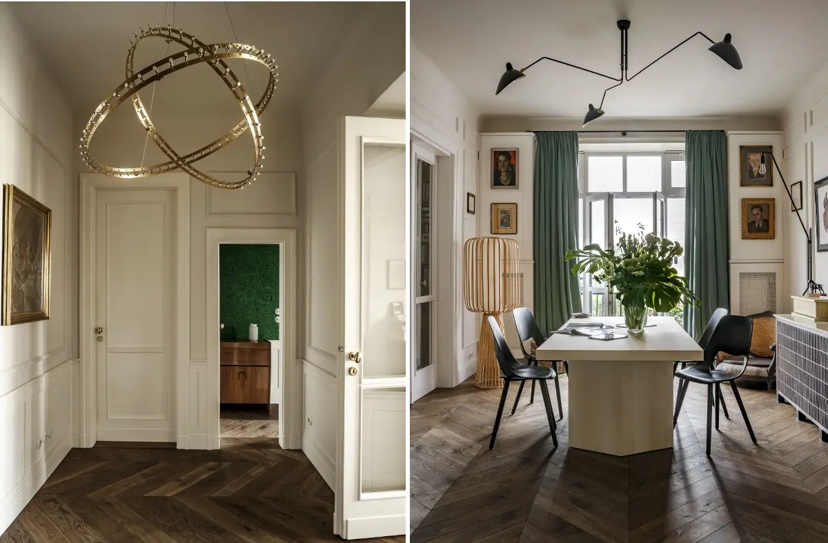 Designerskie lampy w projekcie Colombe Design