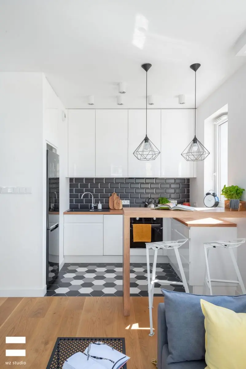 Mieszkanie 45 m2 | proj. WZ Studio (fot. Artur Jarosz/Trzykropy)