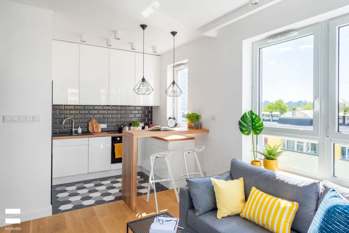 Mieszkanie 45 m2 | proj. WZ Studio (fot. Artur Jarosz/Trzykropy)