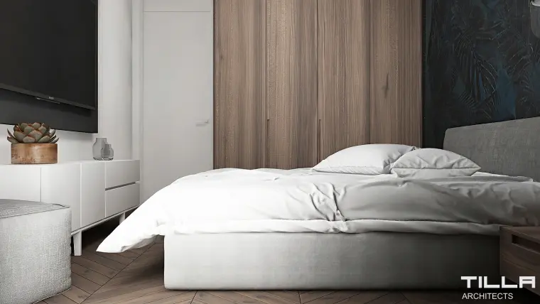 Tilla Architects Apartament 80m2 w Warszawie 