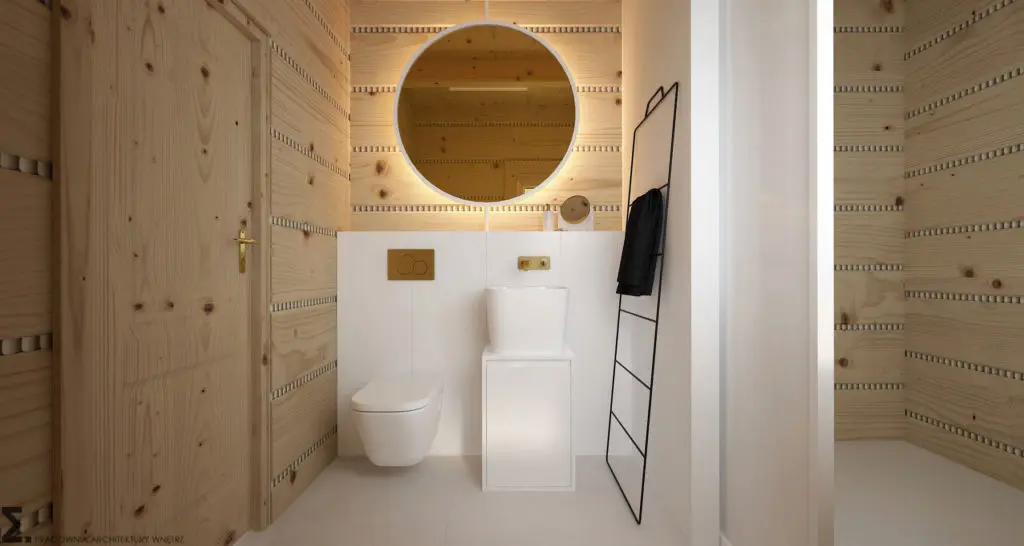 Drewniany minimalistyczny dom | Proj: Elementy